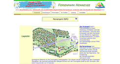 Desktop Screenshot of ferienpark-hennesee.de