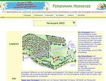 Tablet Screenshot of ferienpark-hennesee.de
